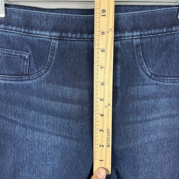 Spanx Jean-ish Ankle Leggings Size Small in Twilight Rinse PullOn Stretch - Picture 6 of 14